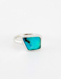 Boulder Opal Ring Sr Boulder Opal Mines Australia