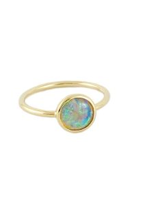 Australian Crystal Opal Ring GR182