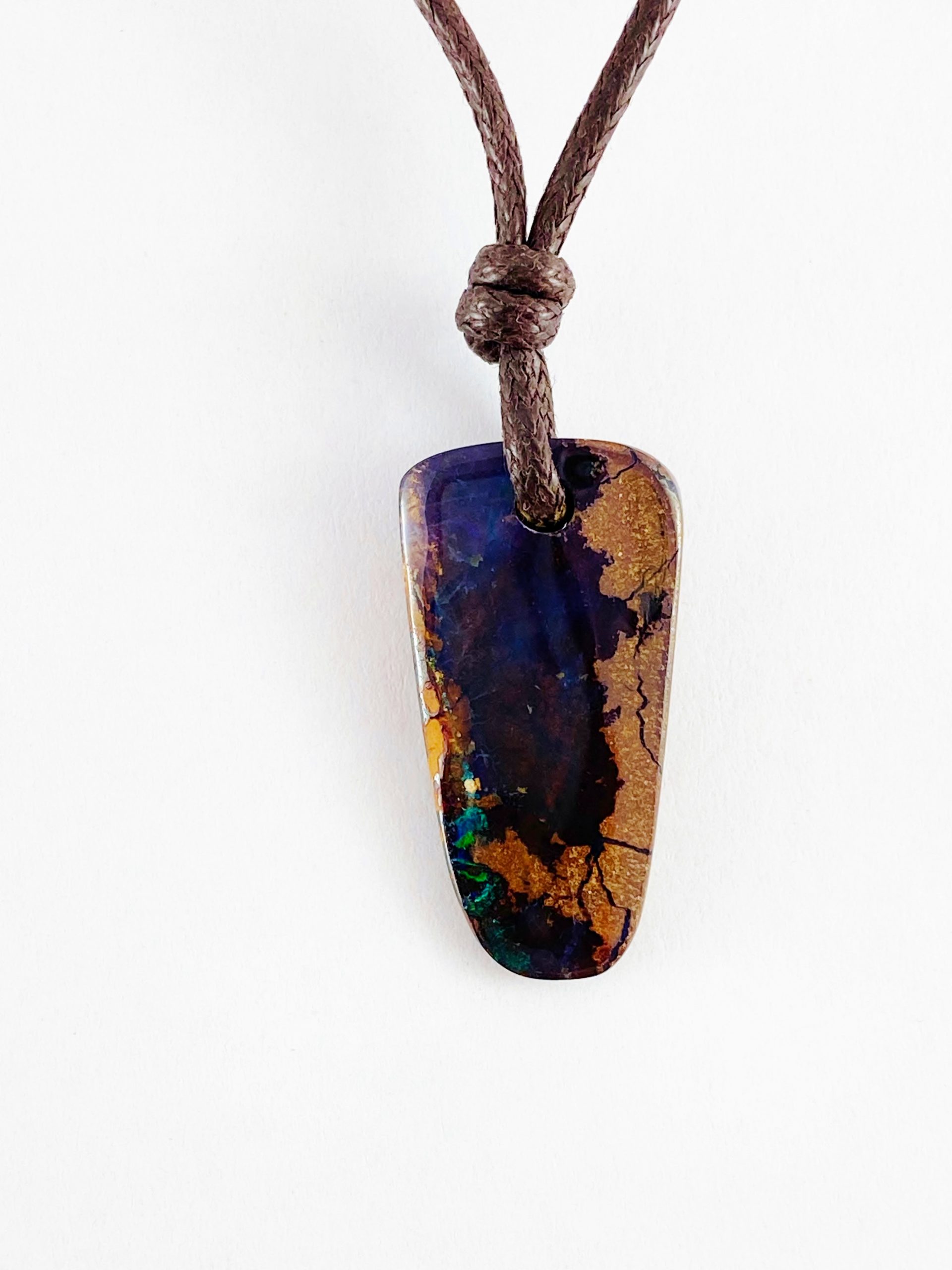 Beatrice Yowah Opal Pendant — Sunstate Jewellers