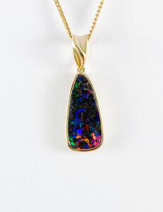 Opal Pendant Gp Boulder Opal Mines Australia