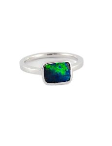 Natural Boulder Opal Ring SR889