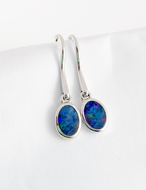 CiNily Opal Dangle Drop Earrings White Gold or Rose India  Ubuy