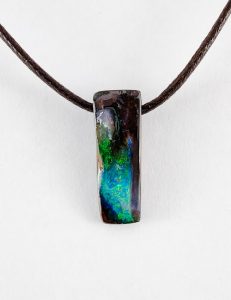 Opal Pendant Slp Boulder Opal Mines Australia