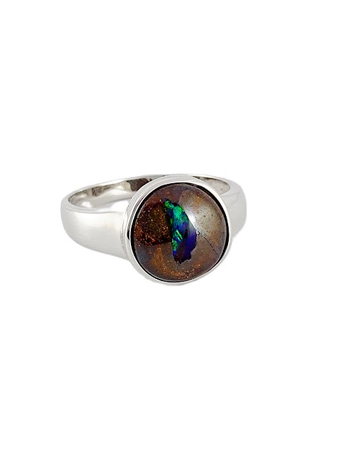 Mens Boulder Opal Ring SR816