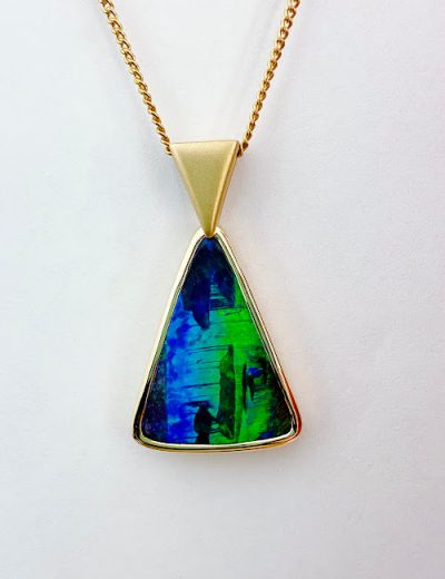 Opal Pendant Gp Boulder Opal Mines Australia