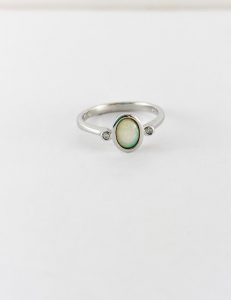 Crystal Opal Ring SR836
