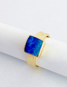 boulder opal ring GR165