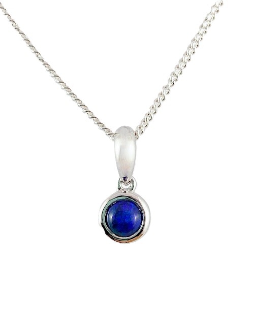 Australian Black Opal Necklace SP1416