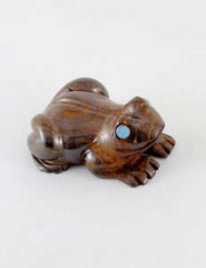 Boulder Opal Frog Carving S114