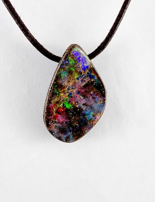 Australian Boulder Opal Necklace SLP1335