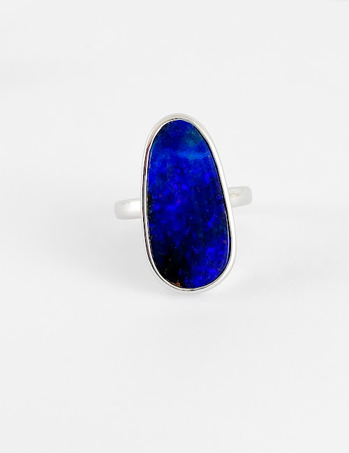 Australian Boulder Opal Ring SR864