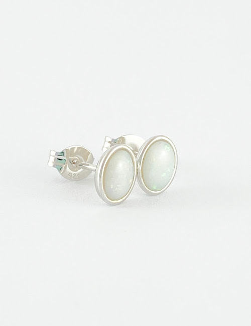 light opal earrings SE456