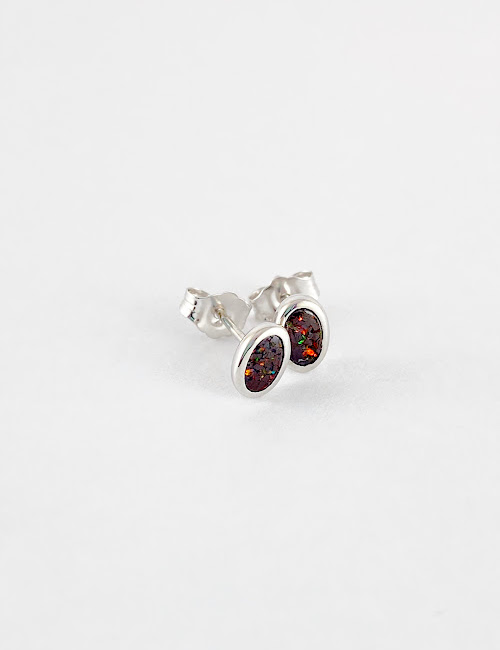 Australian Boulder Opal Earrings SE462