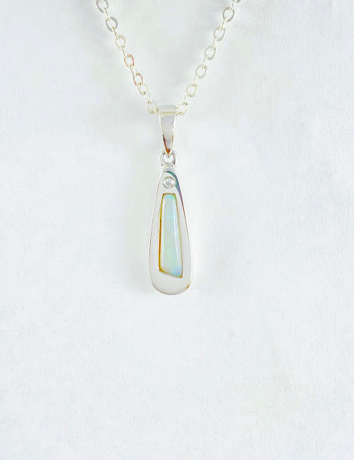 crystal opal necklace SP1450