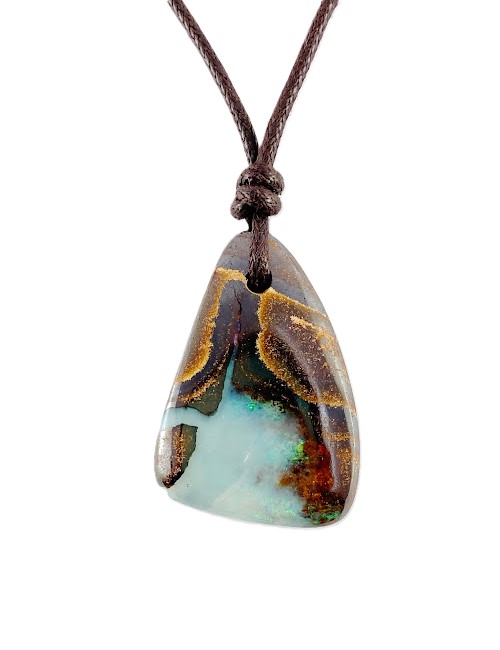 Australian Boulder Opal Necklace SLP1432