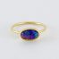 Australian Black Opal Ring GR179