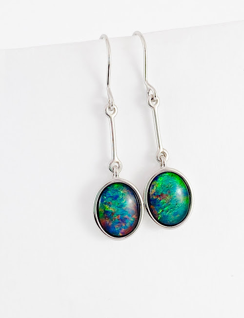 Australian Opal Earrings DOE477