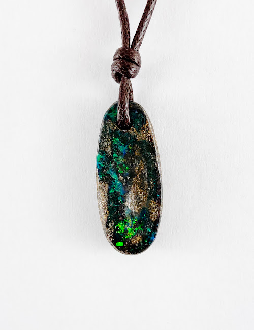 boulder opal necklace SLP1397