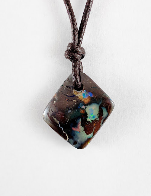 boulder opal necklace SLP1400