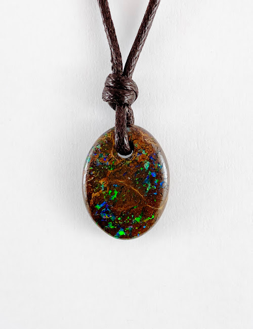 sparkling boulder opal matrix SLP1407