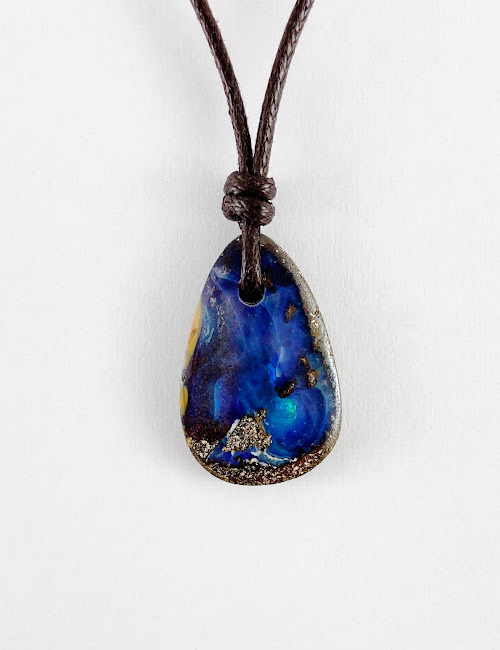 casual boulder opal necklace SLP1410