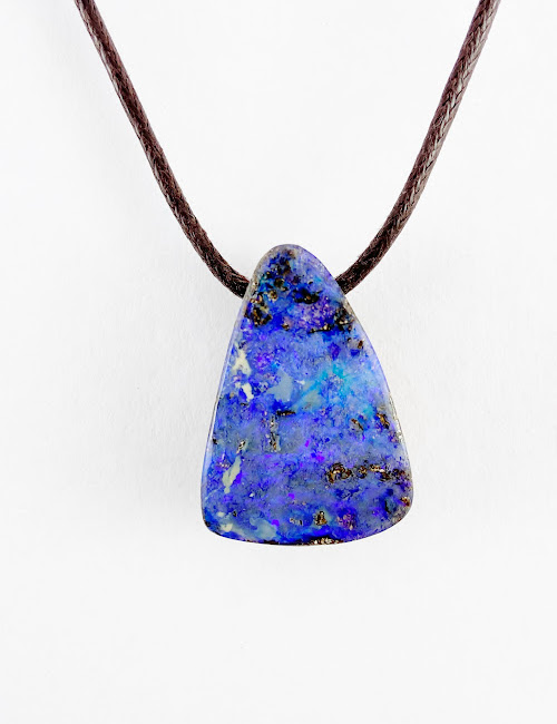 boulder opal necklace SLP1425