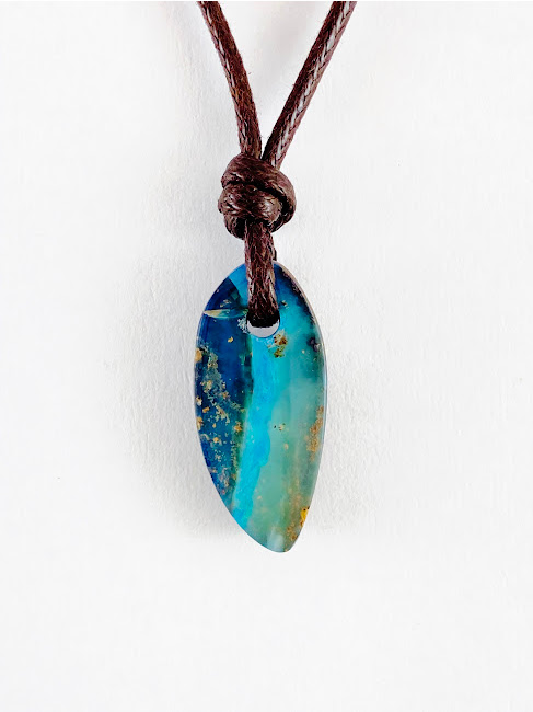 boulder opal necklace SLP1414