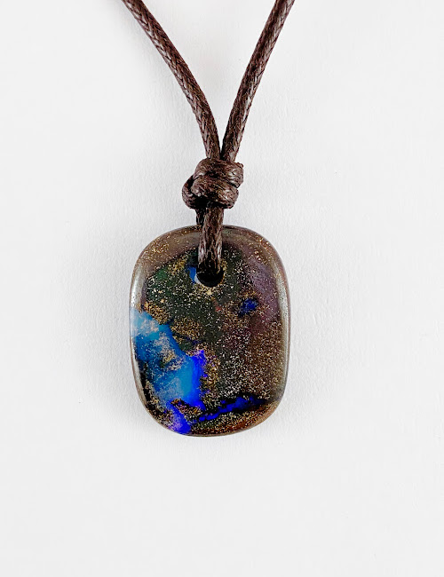 boulder opal necklace SLP1415