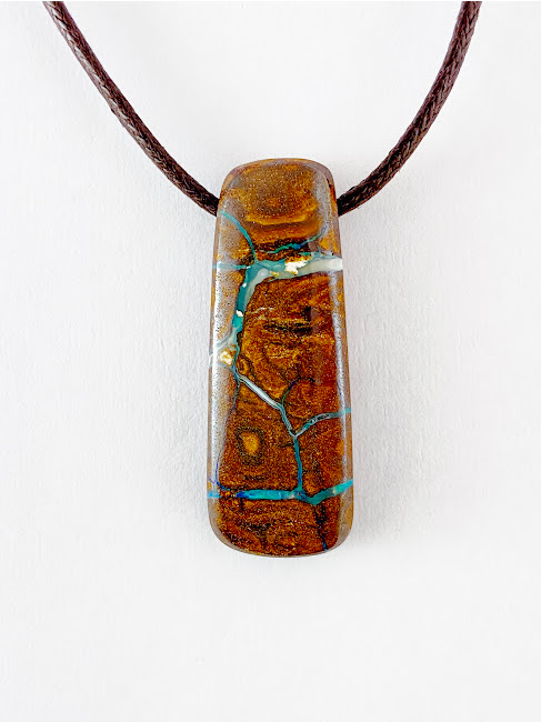 boulder opal necklace SLP1417