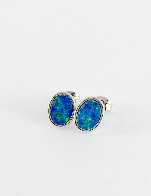 Australian Opal Earrings DOE118