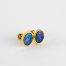 gold opal earrings DOE119