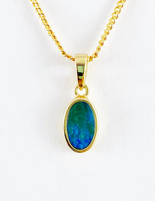 Australian opal necklace DOP452