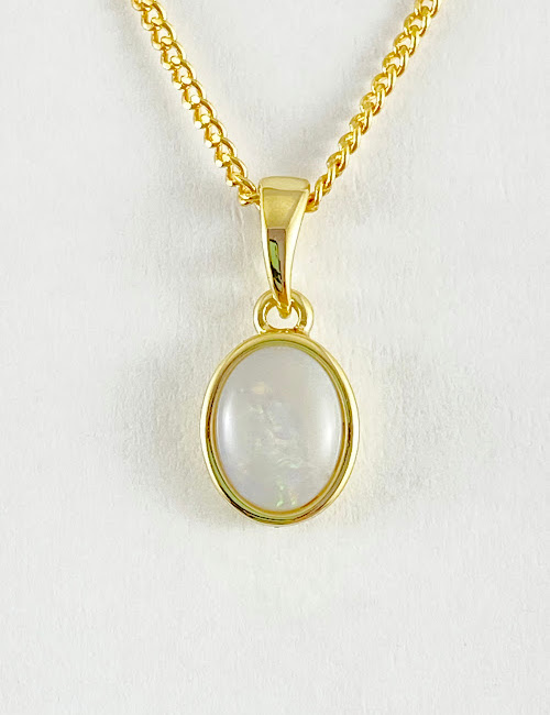 gold opal pendant SP1481
