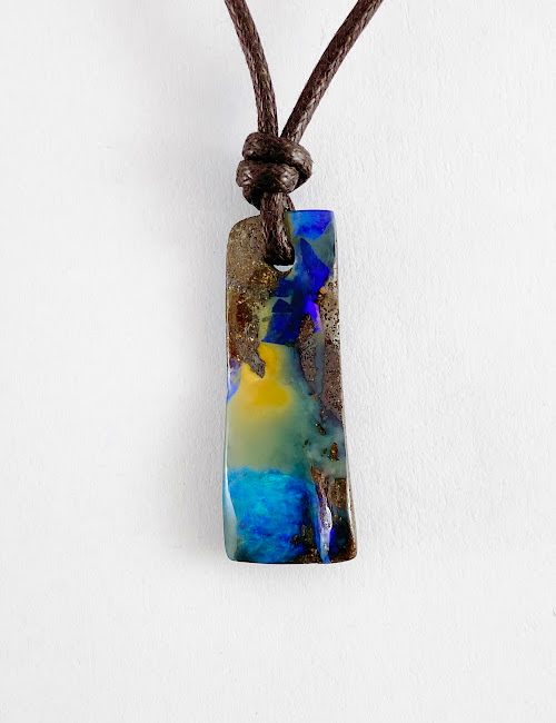 Australian Boulder Opal Necklace SLP1444