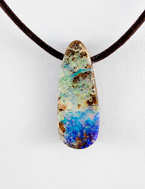 Australian Boulder Opal Necklace SLP1452