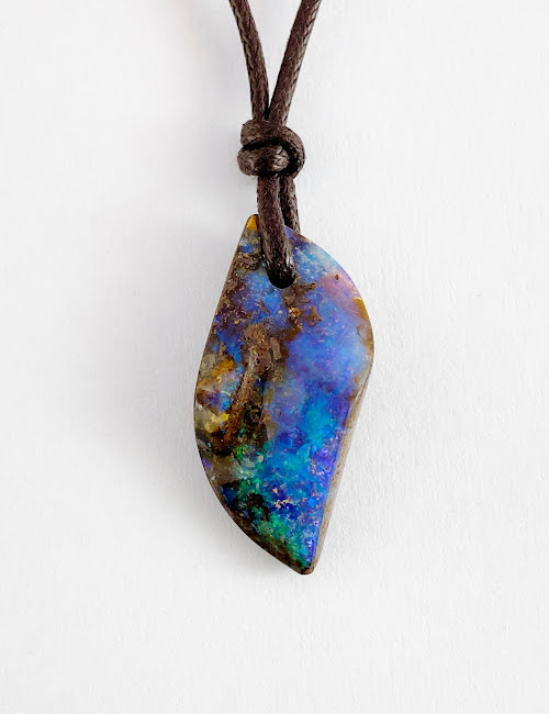 Australian Boulder Opal Necklace SLP1453