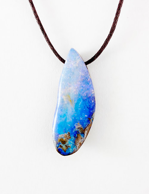 Australian Boulder Opal Necklace SLP1455