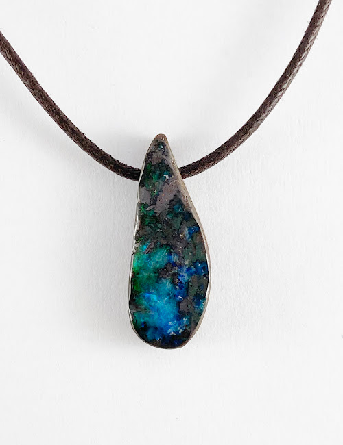 Australian Boulder Opal Necklace SLP1456