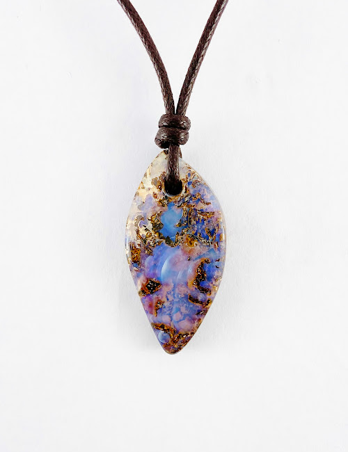 Australian Boulder Opal Necklace SLP1476