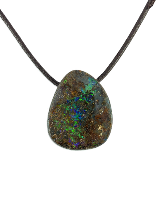 Cord Boulder Opal Necklace SLP1509