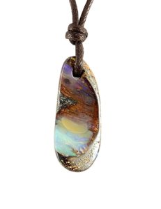 Australian Boulder Opal Necklace SLP1546