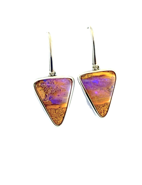 Pink Opal earrings SE518