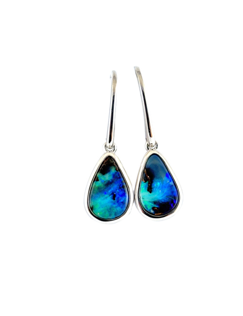 Australian Boulder Opal Earrings SE521