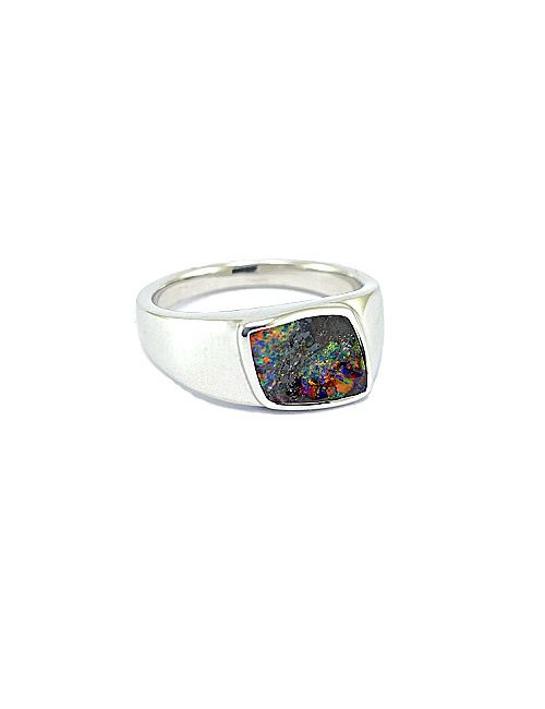 Mens Australian Opal Ring SR919