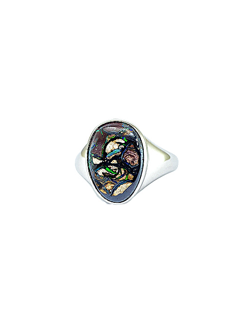 Mens Matrix Opal Ring SR924