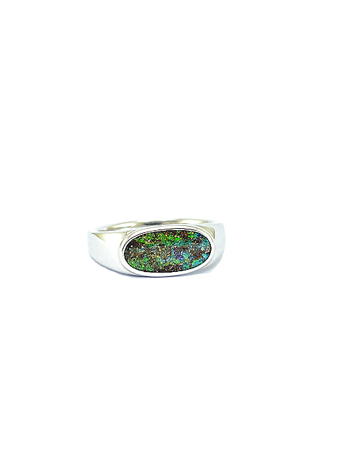 Mens Australian Opal Ring SR925