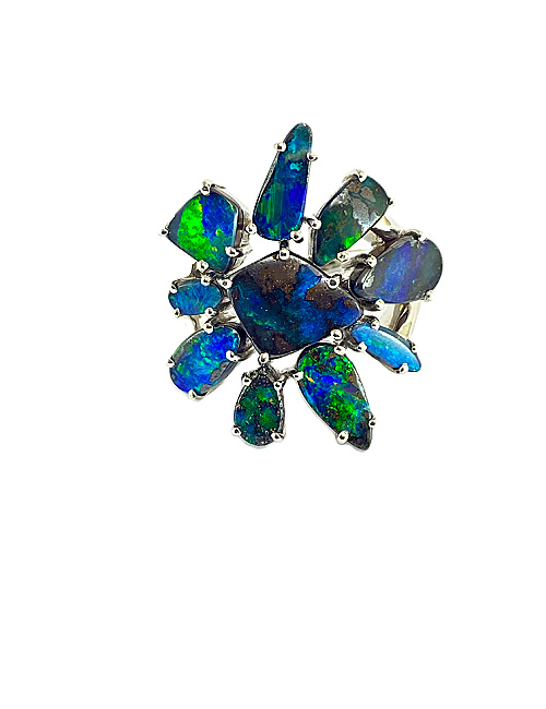 Statement Boulder Opal Ring SR929
