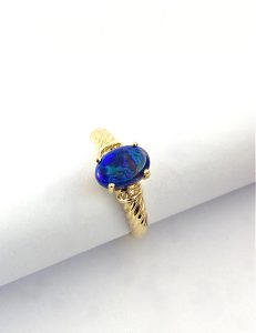 Black Opal Ring GR199