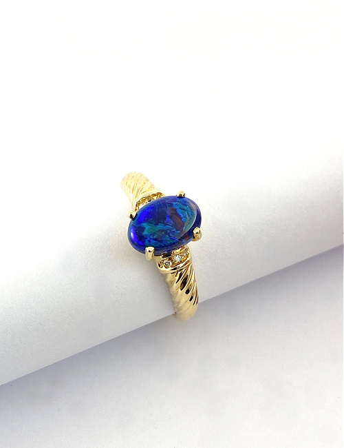 Black Opal Ring GR199