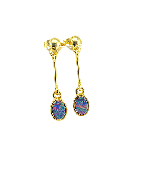 Australian Opal Earrings DOE494